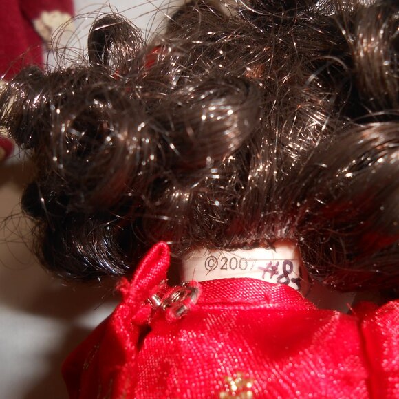 VTG MARIE OSMOND PORCELAIN BABY DOLL & HALLMARK HANGING PORCELAIN ORNAMENT 1983 - Picture 4 of 9